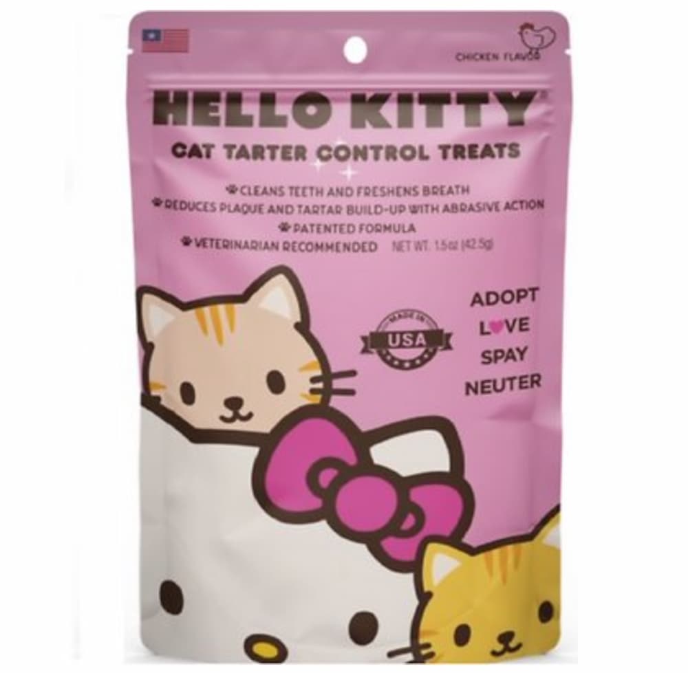 Team Treatz Hello Kitty Tartar Control Chicken Flavor Cat Treats
