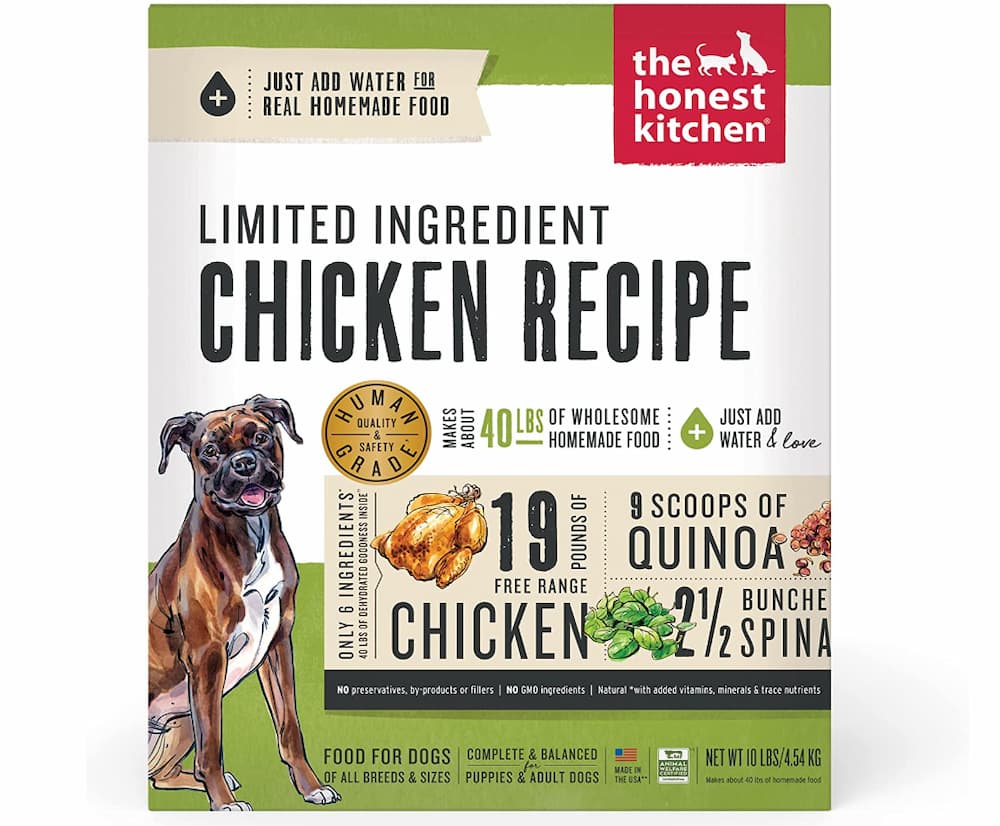Top dehydrated dog best sale food