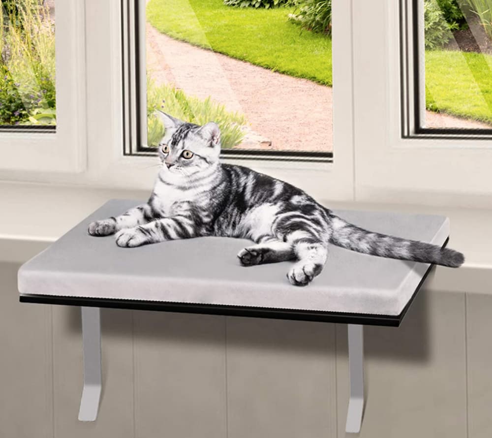 Topmart Pet Cat Window Seat Wall Mount Perch