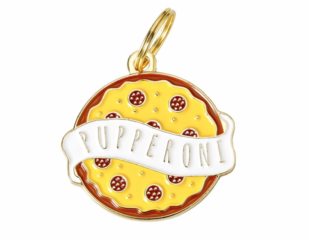 Two Tails Pet Company Pupperoni Pet ID Tag