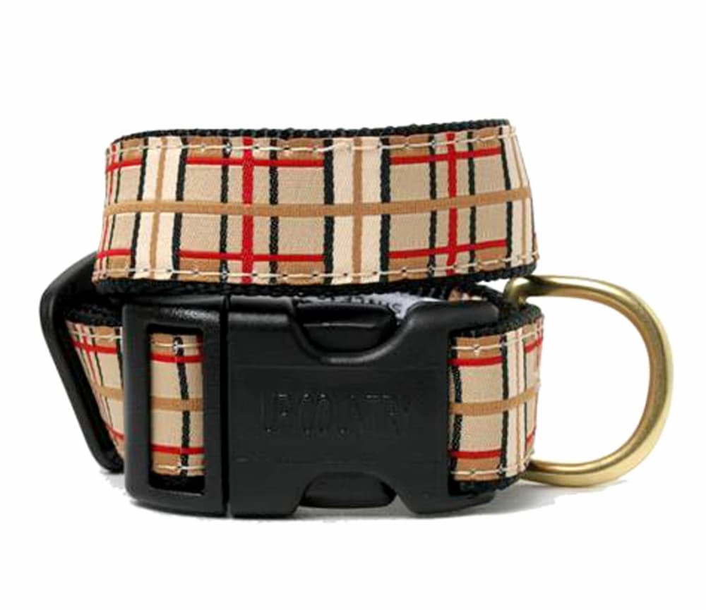 Up Country Plaid Dog Collar