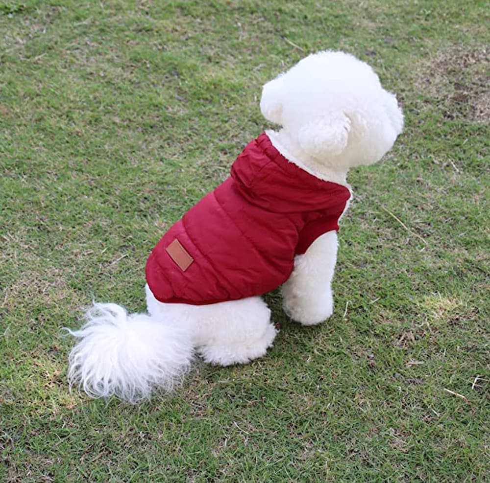 Vecomfy Fleece Lining Extra Warm Dog Hoodie
