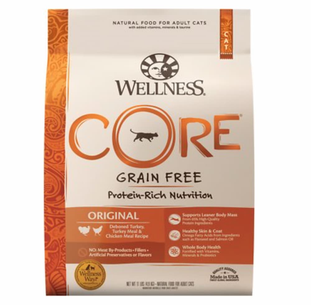 Wellness CORE Grain-Free Original Formula Dry Cat Food, a a high-calorie cat foods