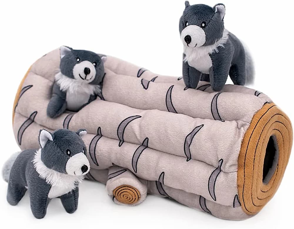 ZippyPaws Woodland Friends Burrow Interactive Dog Toys