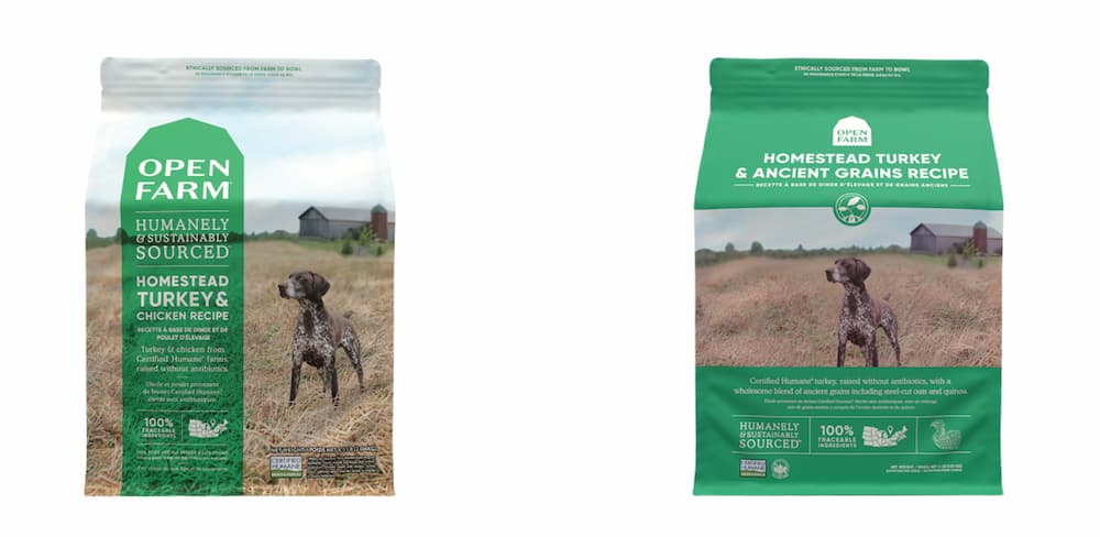 Open Farm human grade dog food brand