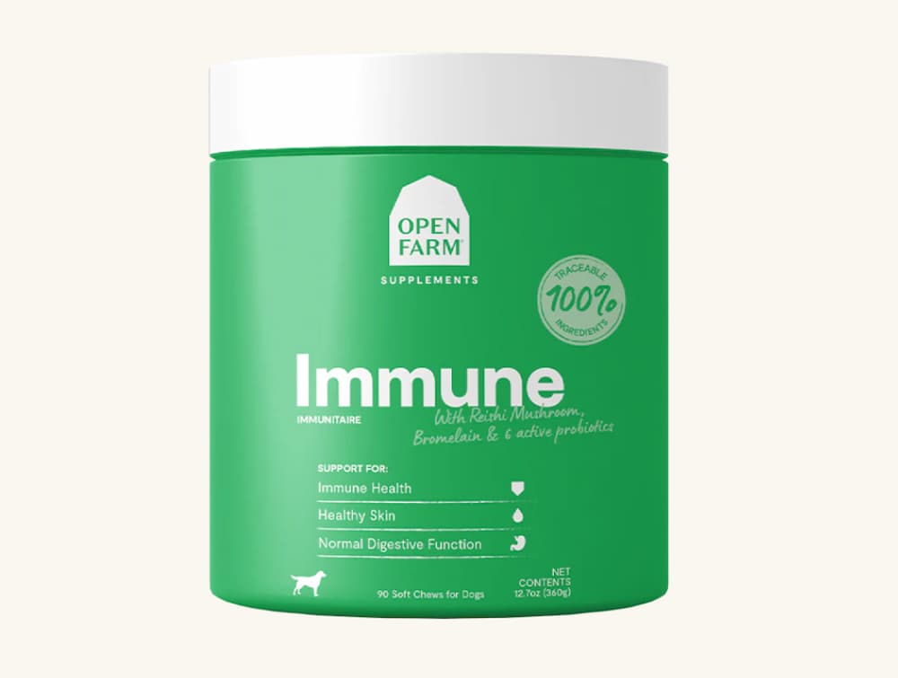 Open Farm immune supplements immunity dog supplement