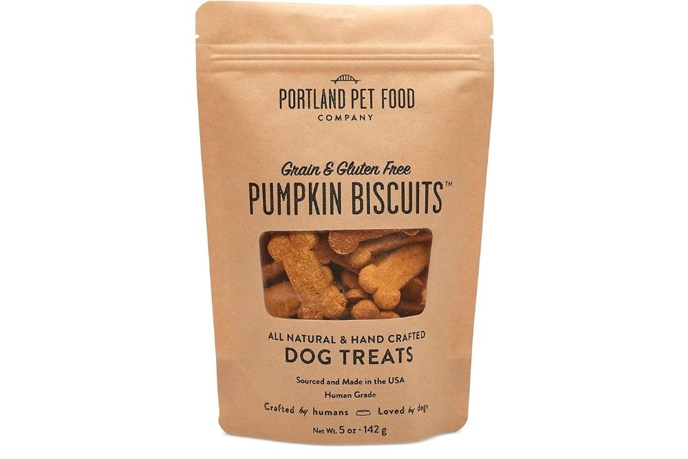 pumpkin dog biscuits