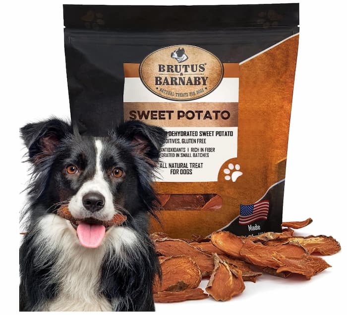 Sweet Potato dog treats from Brutus and Barnaby