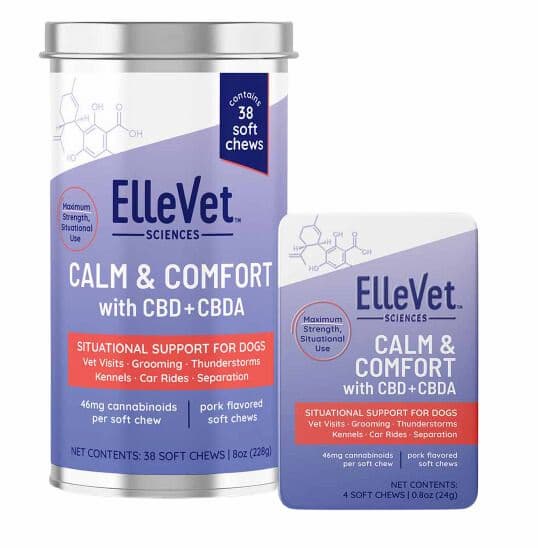 ElleVet Calm and Comfort Chews for dogs
