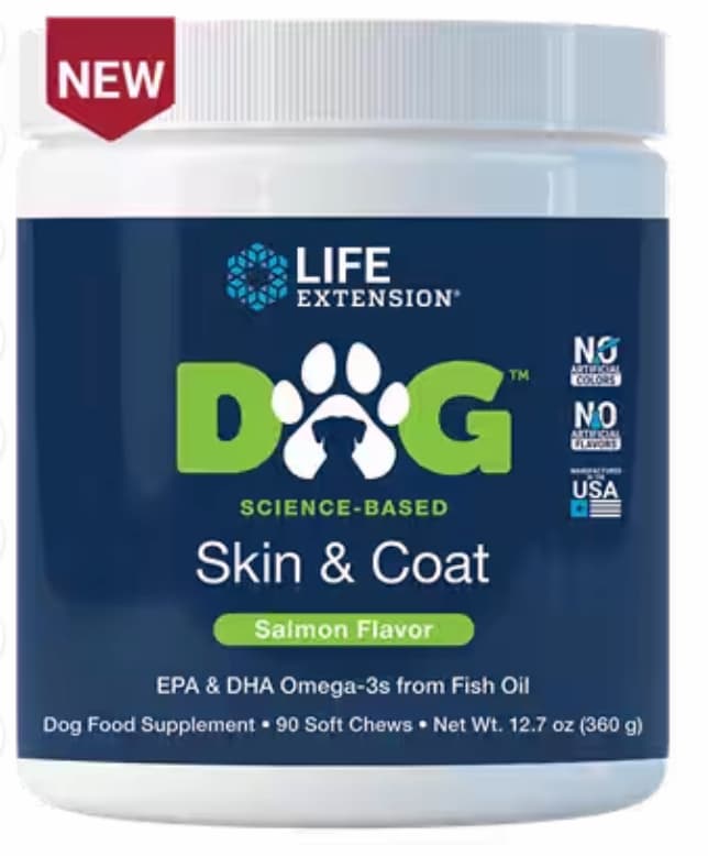 dog skin and coat supplement