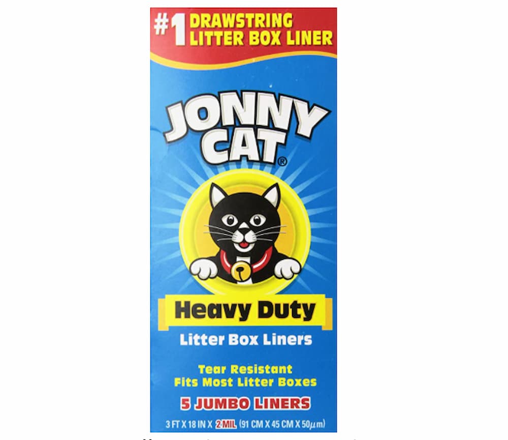 JONNY CAT Heavy Duty Litter Box Liners, Jumbo