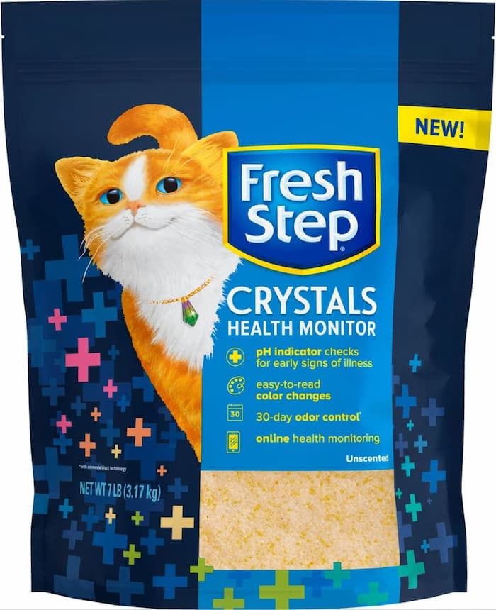Bag of Fresh Step Crystals Health Monitor unscented