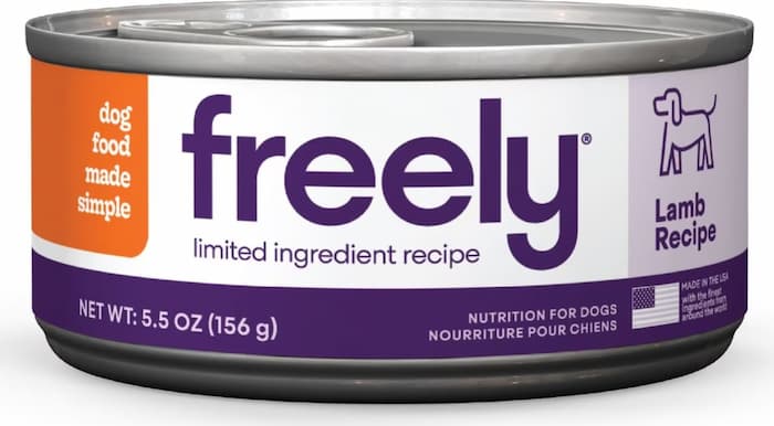 Freely canned dog food
