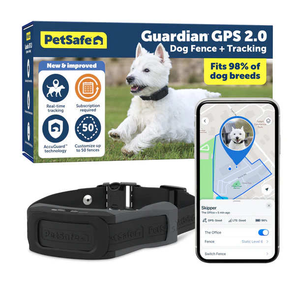 image of product box and collar for PetSafe Guardian GPS 2.0