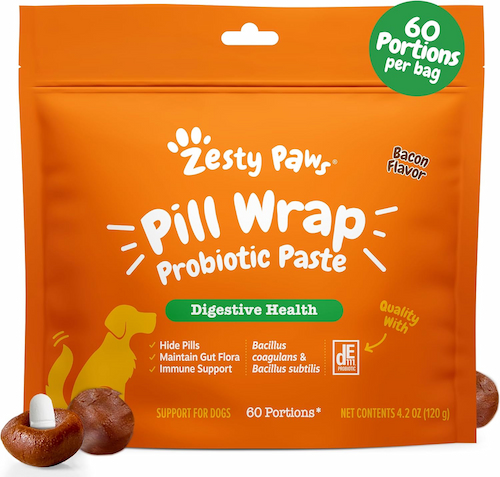 Zesty Paws Pill Wrap Probiotic Paste
