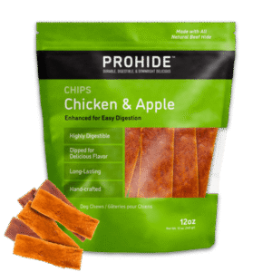 ProHide Chips Chicken and Apple dog chews, 12 oz bag