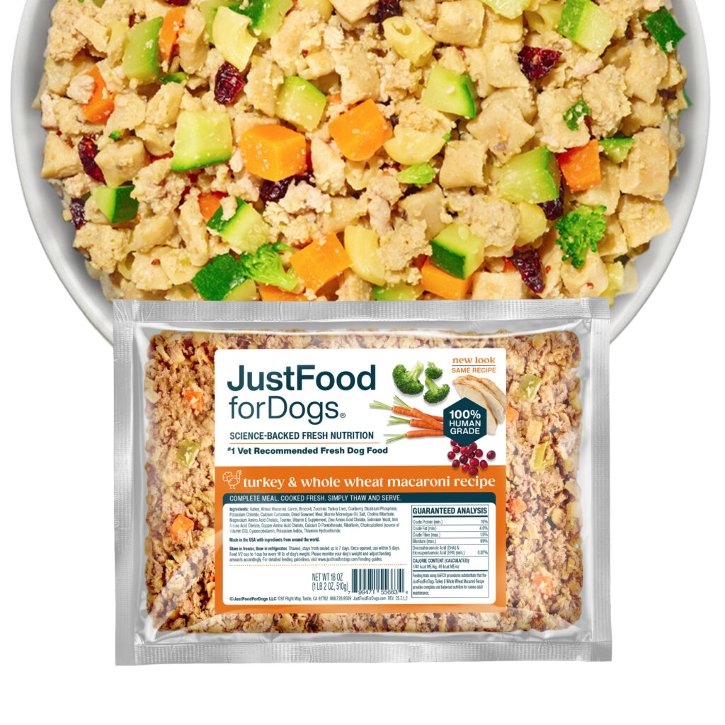 JustFoodForDogs Turkey fresh frozen dog food