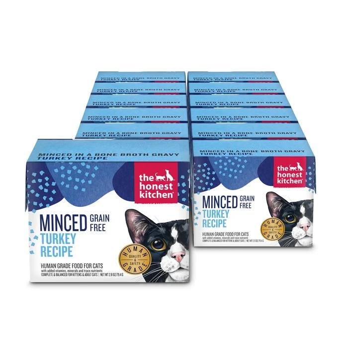 The Honest Kitchen Minced Turkey in Bone Broth Gravy
