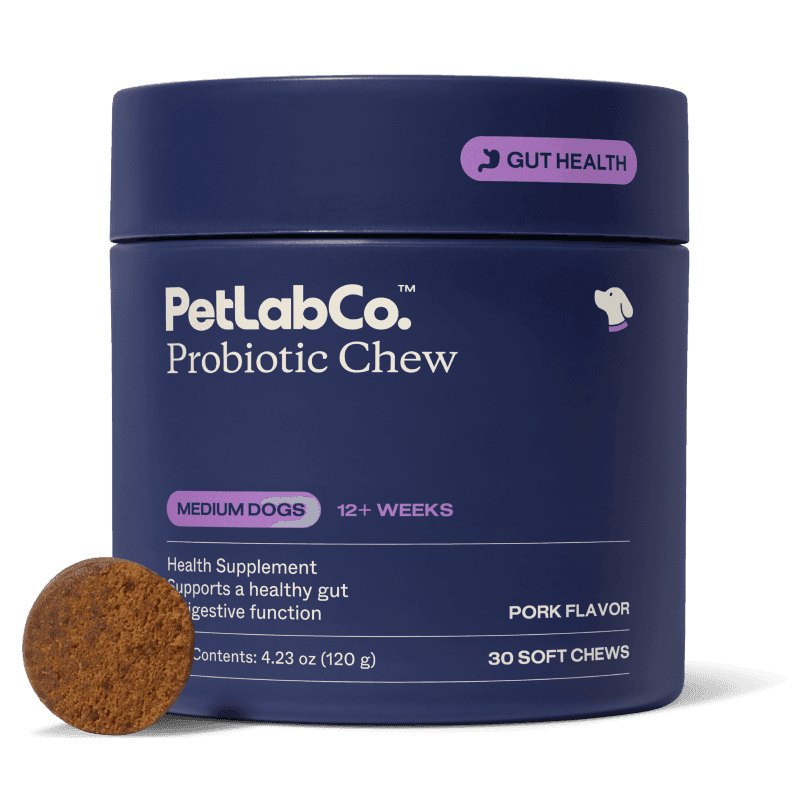 PetLabCo. Probiotic Chew tub, pork flavor, 30 soft chews